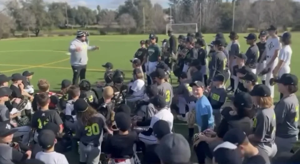 Infield and outfield defensive training at Better Baseball Training Rocklin